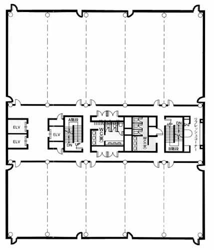 メットライフ宇都宮ビル 平面1