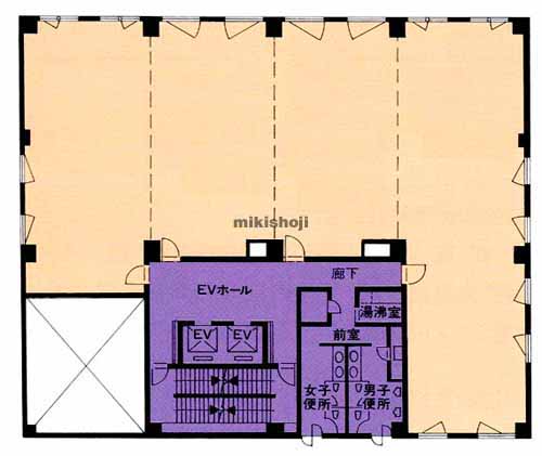 フージャース宇都宮ビル 平面1