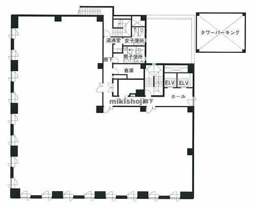 朝日生命新潟ビル 平面1