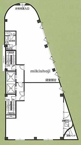 共同ビルサンシャ（梅林堂ビル） 平面1
