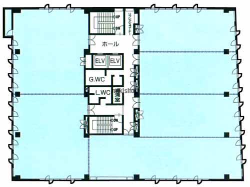 松亀センタービル 平面1