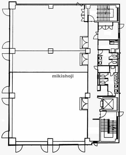 東大通アクシスビル 平面1