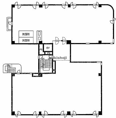 コスモ一橋学園ビル 平面1