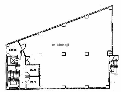 明治安田生命立川ビル 平面1