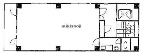 橋本第２ビル 平面1