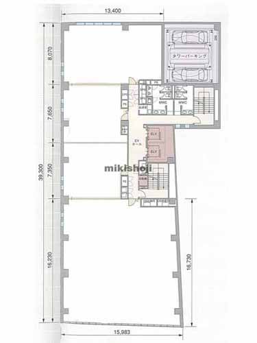 船橋スカイビル 平面1