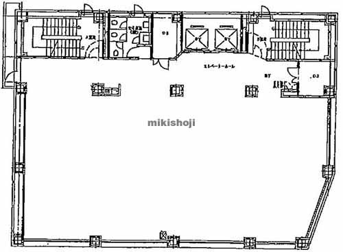 岩崎錦町ビル 平面1
