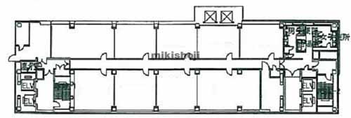 鹿島セントラルビル（新館） 平面1