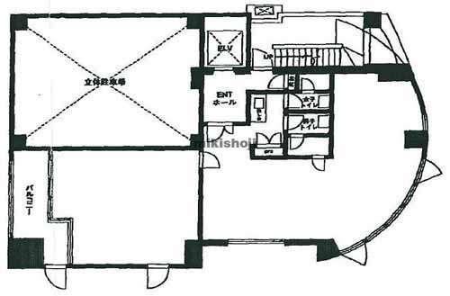 カサガワ５ビル 平面1