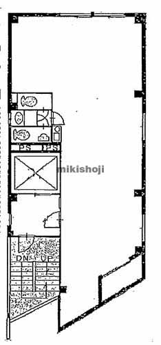 中央区の和田ビル 平面1