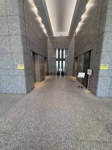 那古野・名駅のあいおいニッセイ同和損保名古屋名駅ビル エレベーターホール1
