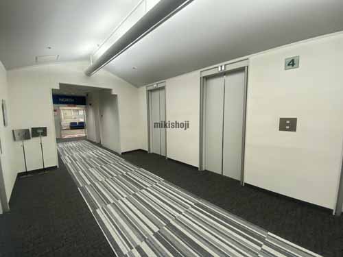 芝田・茶屋町・大深町の梅田センタービル エレベーターホール2