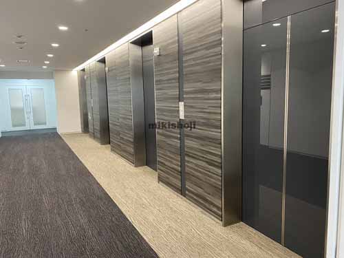 野村不動産大阪ビル エレベーターホール1