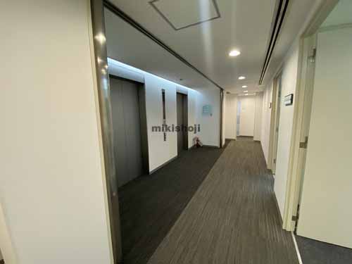 瓦町～久太郎町の大永ビル エレベーターホール3