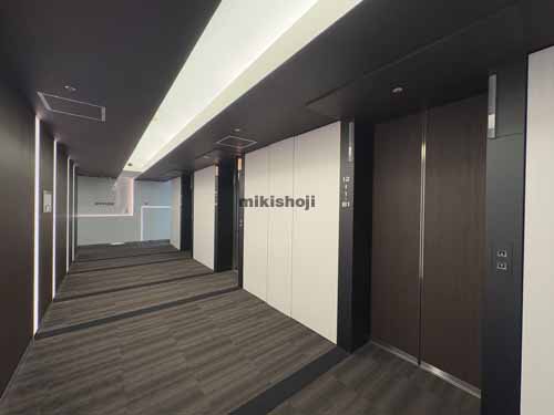 御堂筋グランタワー エレベーターホール6