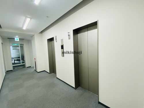 瓦町～久太郎町のカネセ中央ビル エレベーターホール1