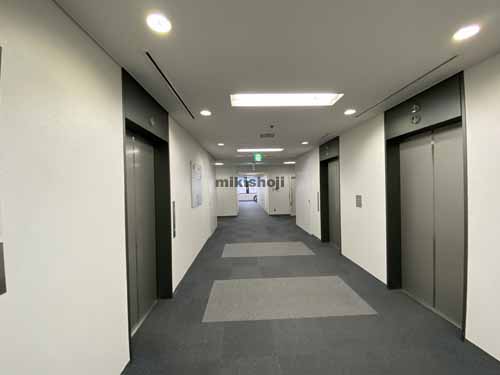 肥後橋センタービル エレベーターホール4