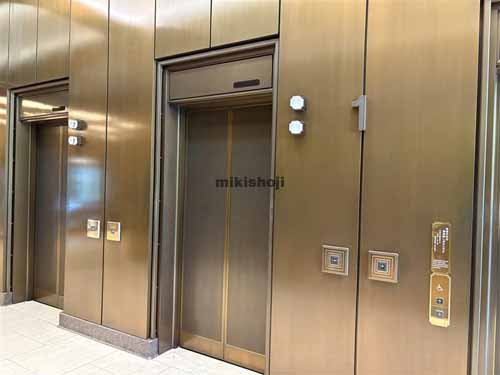 内幸町の富国生命ビル エレベーターホール5