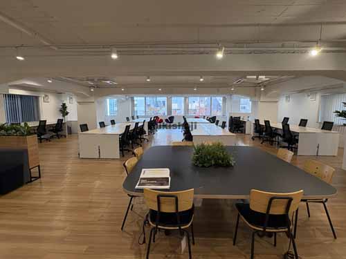 広尾オフィスビル セットアップ室内4
