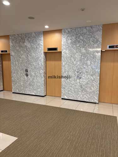 製粉会館ビル エレベーターホール1