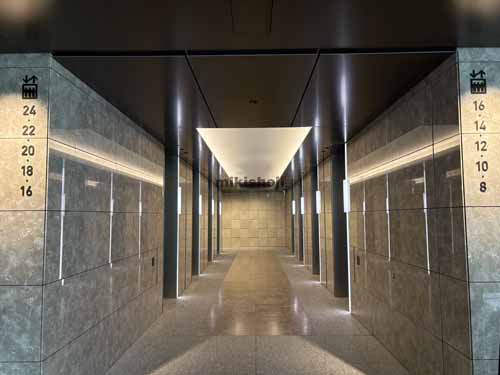 オークラプレステージタワー エレベーターホール1